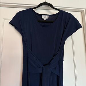 Robbie Bee Navy A line midi dress